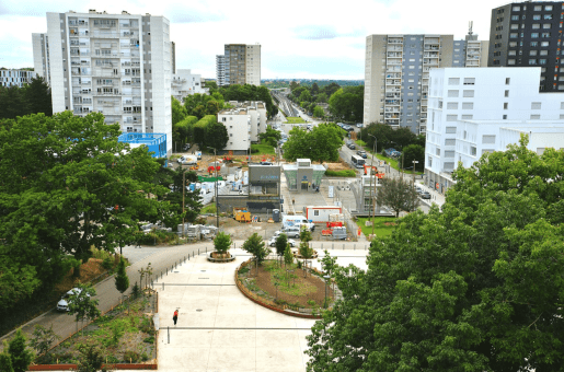 Plus de 40% de nature dans les quartiers de la politique de la ville rennais